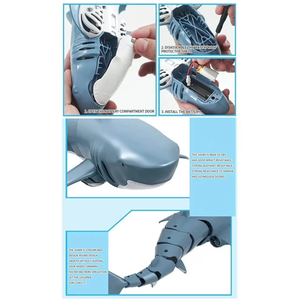 Simulation Shark Remote Toy Spoof Jokes Interesting Prank Toys Remote Control Racing Boat 11 Simulation Shark Remote Toy Spoof Jokes Interesting Prank Toys Remote Control Racing Boat - Image 11