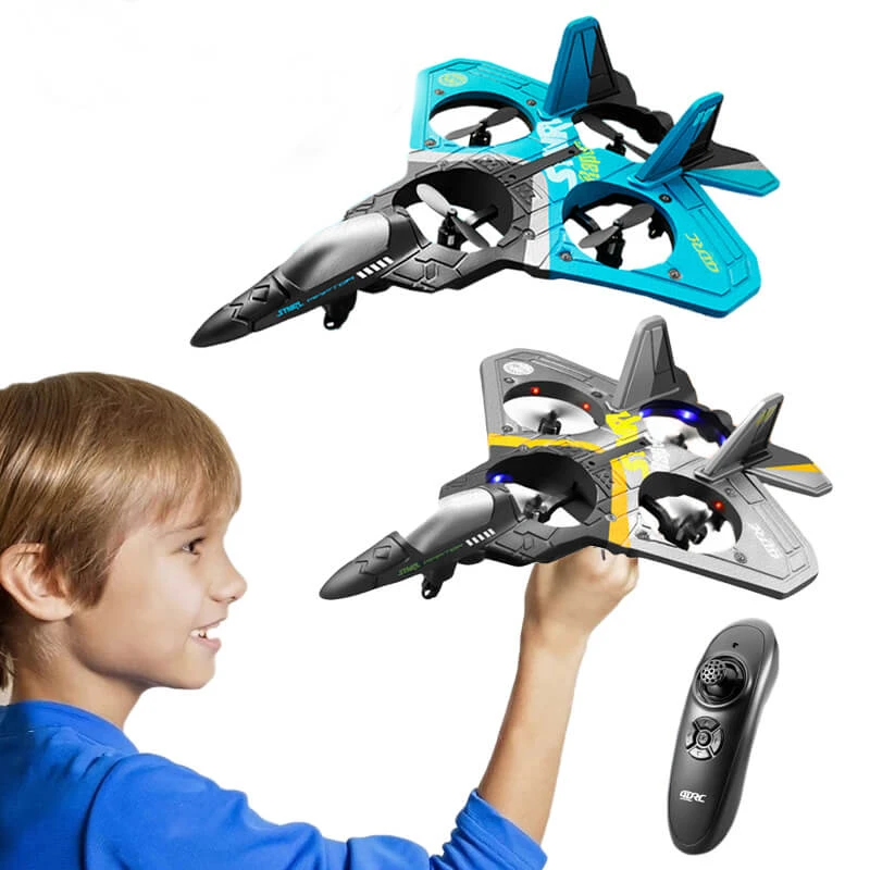 Kids RC Airplane Drone 2.4G Remote Control Aircraft With Gravity Sensing Stunt Spin Jet 2 Kids RC Airplane Drone 2.4G Remote Control Aircraft With Gravity Sensing Stunt Spin Jet - Image 2