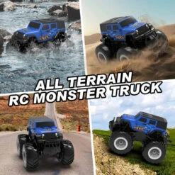 Amphibious RC Car 1/16 Remote Control Off-Road Waterproof Vehicle RC Monster Truck 18 Amphibious RC Car 1/16 Remote Control Off-Road Waterproof Vehicle RC Monster Truck -Sun Baby Sales Store remote control amphibious car 1