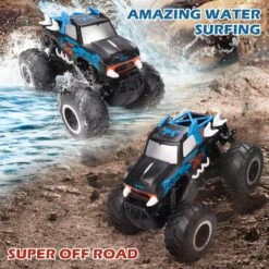Amphibious RC Car 1/16 Remote Control Off-Road Waterproof Vehicle RC Monster Truck