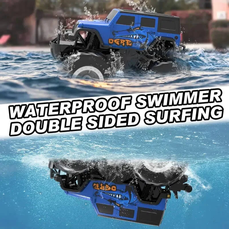 Amphibious RC Car 1/16 Remote Control Off-Road Waterproof Vehicle RC Monster Truck 8 Amphibious RC Car 1/16 Remote Control Off-Road Waterproof Vehicle RC Monster Truck - Image 8