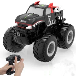 Amphibious RC Car 1/16 Remote Control Off-Road Waterproof Vehicle RC Monster Truck 16 Amphibious RC Car 1/16 Remote Control Off-Road Waterproof Vehicle RC Monster Truck -Sun Baby Sales Store remote control amphibious car 3