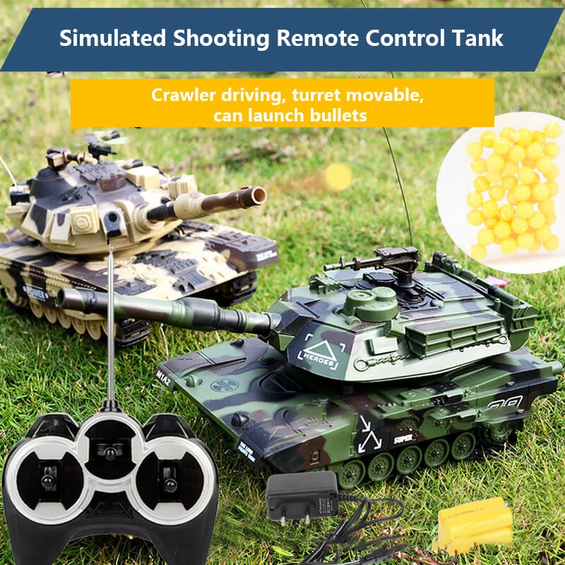 Kids RC Battle Tank 10.5'' Remote Control Tanks All Terrains Crawler 8 Kids RC Battle Tank 10.5'' Remote Control Tanks All Terrains Crawler - Image 8