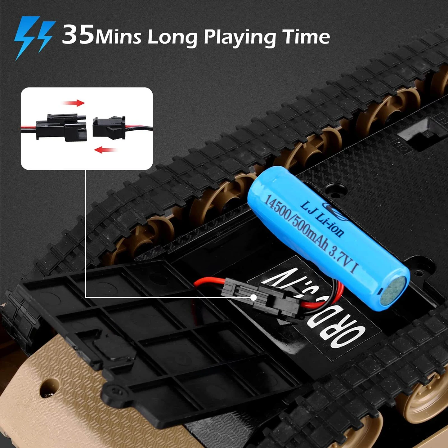 RC Tank With Smoke Effect Remote Control Battle Mist Spray Tank Toy With Life Indicators For Kids 10 RC Tank With Smoke Effect Remote Control Battle Mist Spray Tank Toy With Life Indicators For Kids - Image 10