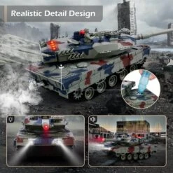 RC Tank With Smoke Effect Remote Control Battle Mist Spray Tank Toy With Life Indicators For Kids 17 RC Tank With Smoke Effect Remote Control Battle Mist Spray Tank Toy With Life Indicators For Kids -Sun Baby Sales Store remote control battle tank with smoke effect 12