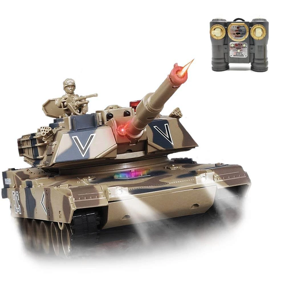 RC Tank With Smoke Effect Remote Control Battle Mist Spray Tank Toy With Life Indicators For Kids 4 RC Tank With Smoke Effect Remote Control Battle Mist Spray Tank Toy With Life Indicators For Kids - Image 4