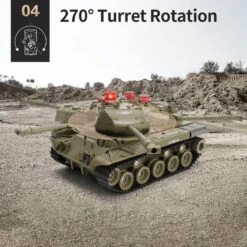 Remote Control Tank RC Vehicle Full-Function Stunt Car With Movable Turret For Kids 24 Remote Control Tank RC Vehicle Full-Function Stunt Car With Movable Turret For Kids -Sun Baby Sales Store remote control battle tank 10