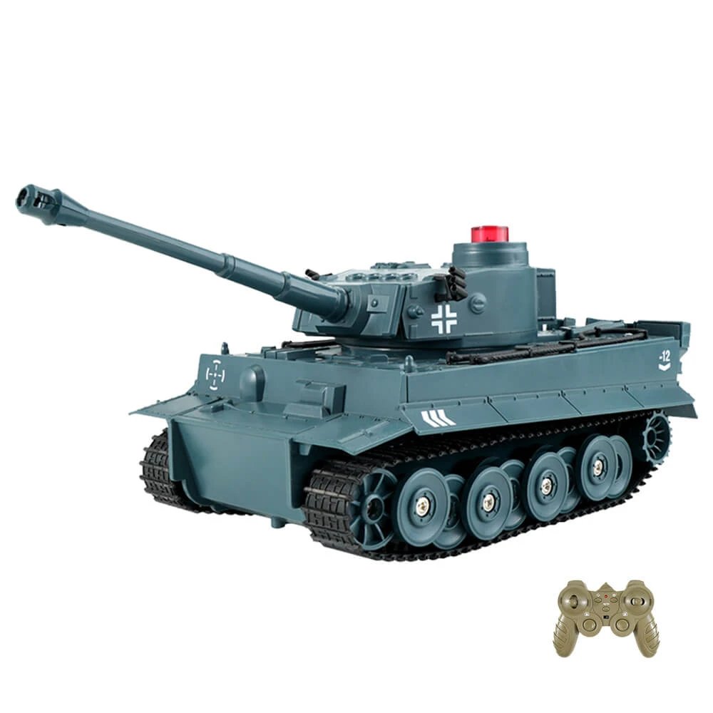 Remote Control Tank RC Vehicle Full-Function Stunt Car With Movable Turret For Kids 2 Remote Control Tank RC Vehicle Full-Function Stunt Car With Movable Turret For Kids - Image 2