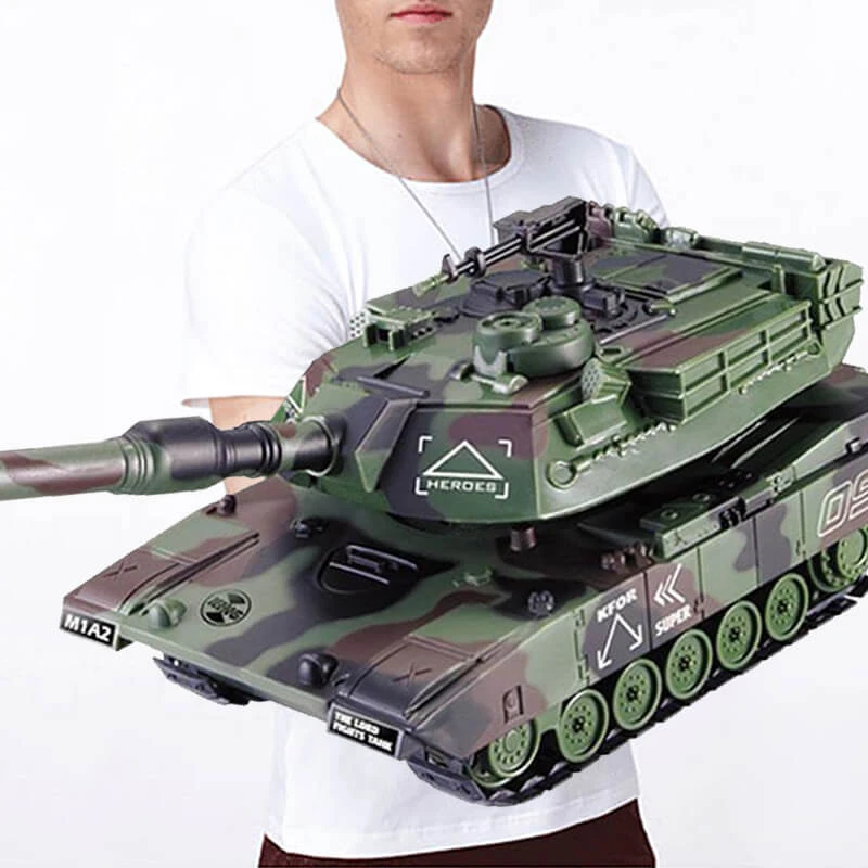 Kids RC Battle Tank 10.5'' Remote Control Tanks All Terrains Crawler 1 Kids RC Battle Tank 10.5'' Remote Control Tanks All Terrains Crawler