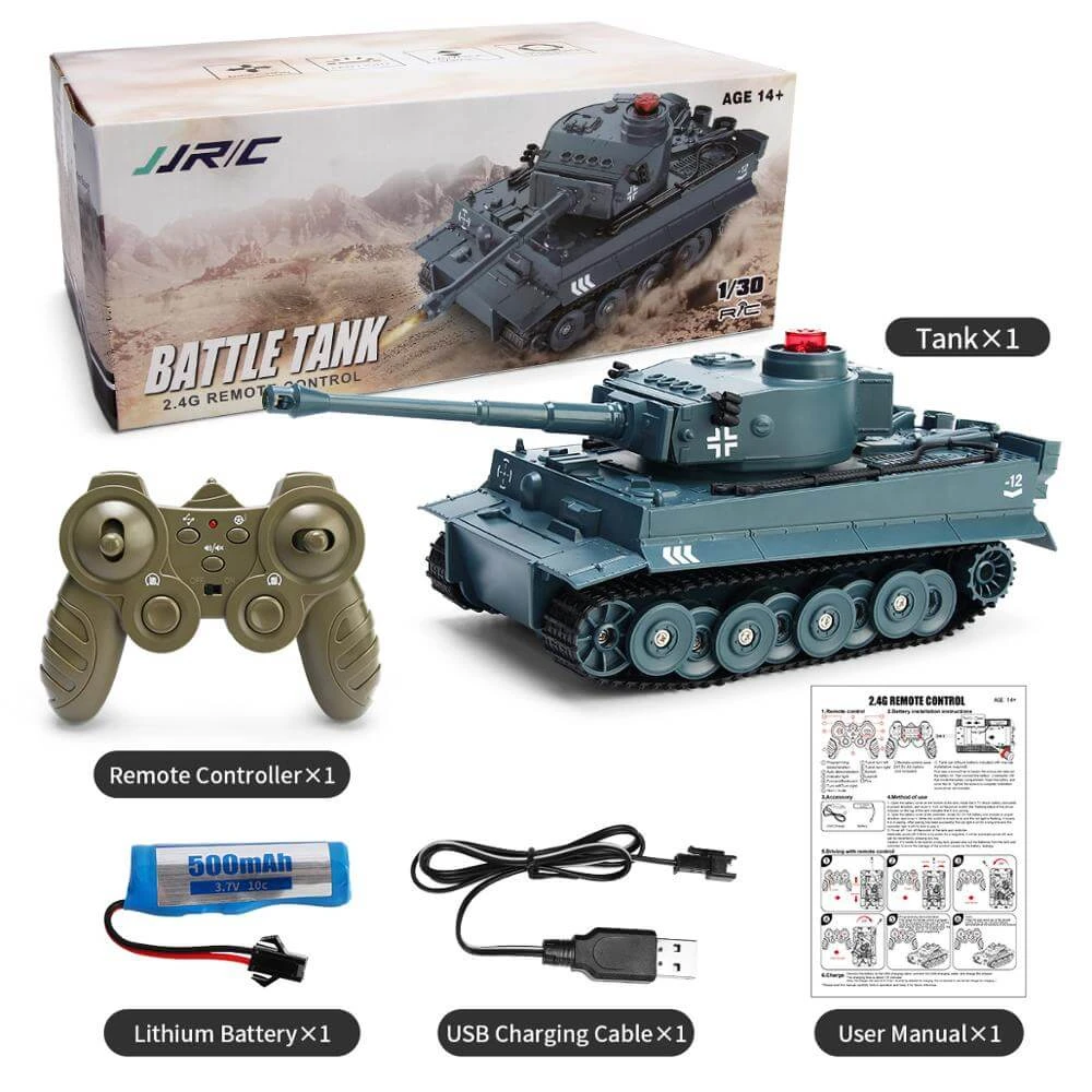 Remote Control Tank RC Vehicle Full-Function Stunt Car With Movable Turret For Kids 17 Remote Control Tank RC Vehicle Full-Function Stunt Car With Movable Turret For Kids - Image 17