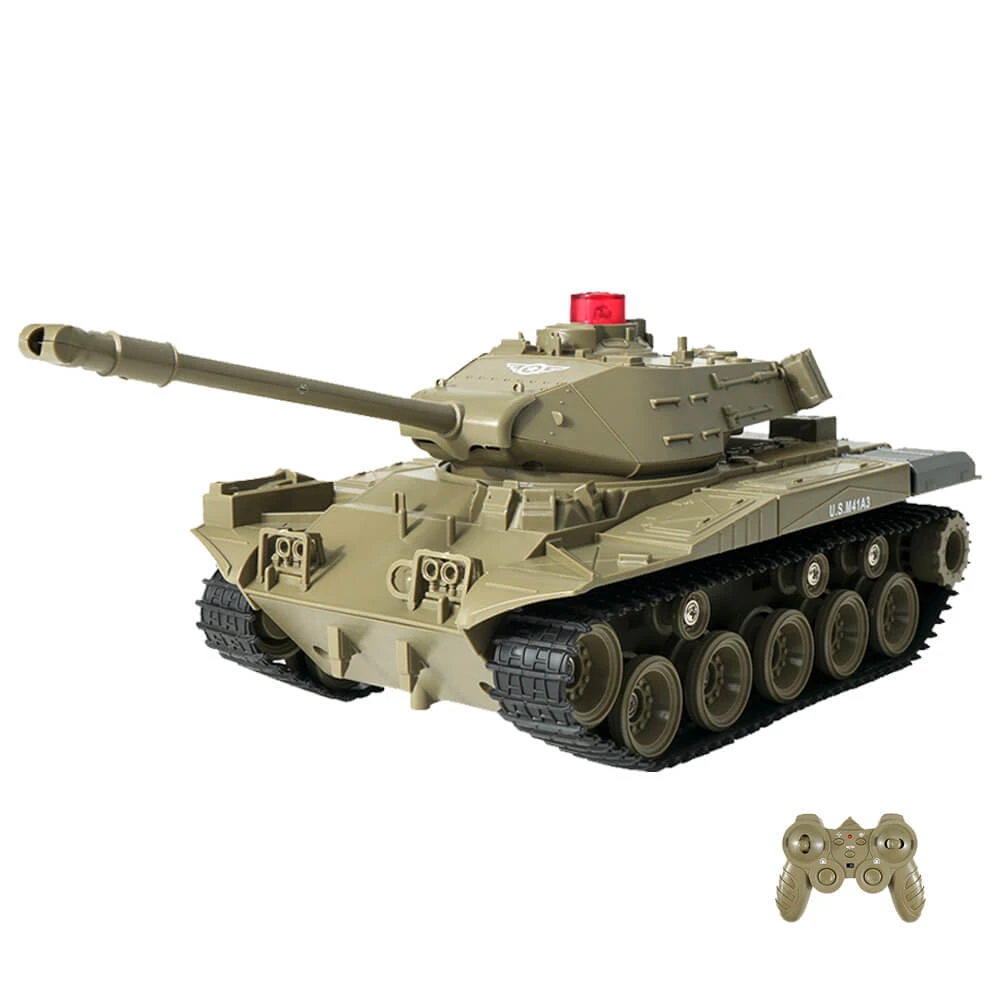 Remote Control Tank RC Vehicle Full-Function Stunt Car With Movable Turret For Kids 3 Remote Control Tank RC Vehicle Full-Function Stunt Car With Movable Turret For Kids - Image 3