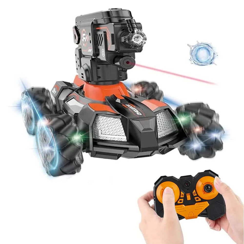 RC Water Bomb Car 360 Rotate Remote Control Stunt Tank Car With Light And Music 2 RC Water Bomb Car 360 Rotate Remote Control Stunt Tank Car With Light And Music - Image 2