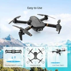 RC Quadcopter 4K HD Camera FPV Foldable Drone 6-axis Remote Control Copter For Kids Adult -Sun Baby Sales Store remote control camera drone 7