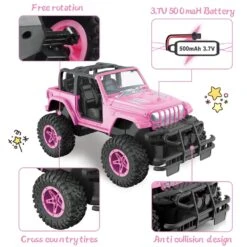 Kids Remote Control Car All Terrain Off Road RC Trucks With Storage Case For Boys And Girls 14 Kids Remote Control Car All Terrain Off Road RC Trucks With Storage Case For Boys And Girls -Sun Baby Sales Store remote control car 4