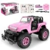 Kids Remote Control Car All Terrain Off Road RC Trucks With Storage Case For Boys And Girls