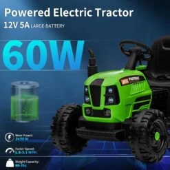 Childrens Ride On Tractor With Trailer 2 In 1 Remote Control 12V Power Wheels Tractor Kids Ride On Toys 12 Childrens Ride On Tractor With Trailer 2 In 1 Remote Control 12V Power Wheels Tractor Kids Ride On Toys -Sun Baby Sales Store remote control childrens Ride on Tractor 6