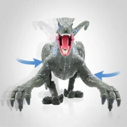 Kids RC Dinosaur Toys Roaring Velociraptor With Lights And Sound Electronic Dinosaur Robot 18 Kids RC Dinosaur Toys Roaring Velociraptor With Lights And Sound Electronic Dinosaur Robot -Sun Baby Sales Store remote control dinosaur 16
