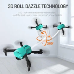 RC Drone With Dual Camera Foldable FPV Quadcopter For Beginners 360 Degrees Rotation Stunt Flying Toy 16 RC Drone With Dual Camera Foldable FPV Quadcopter For Beginners 360 Degrees Rotation Stunt Flying Toy -Sun Baby Sales Store remote control drone with dual camera 11