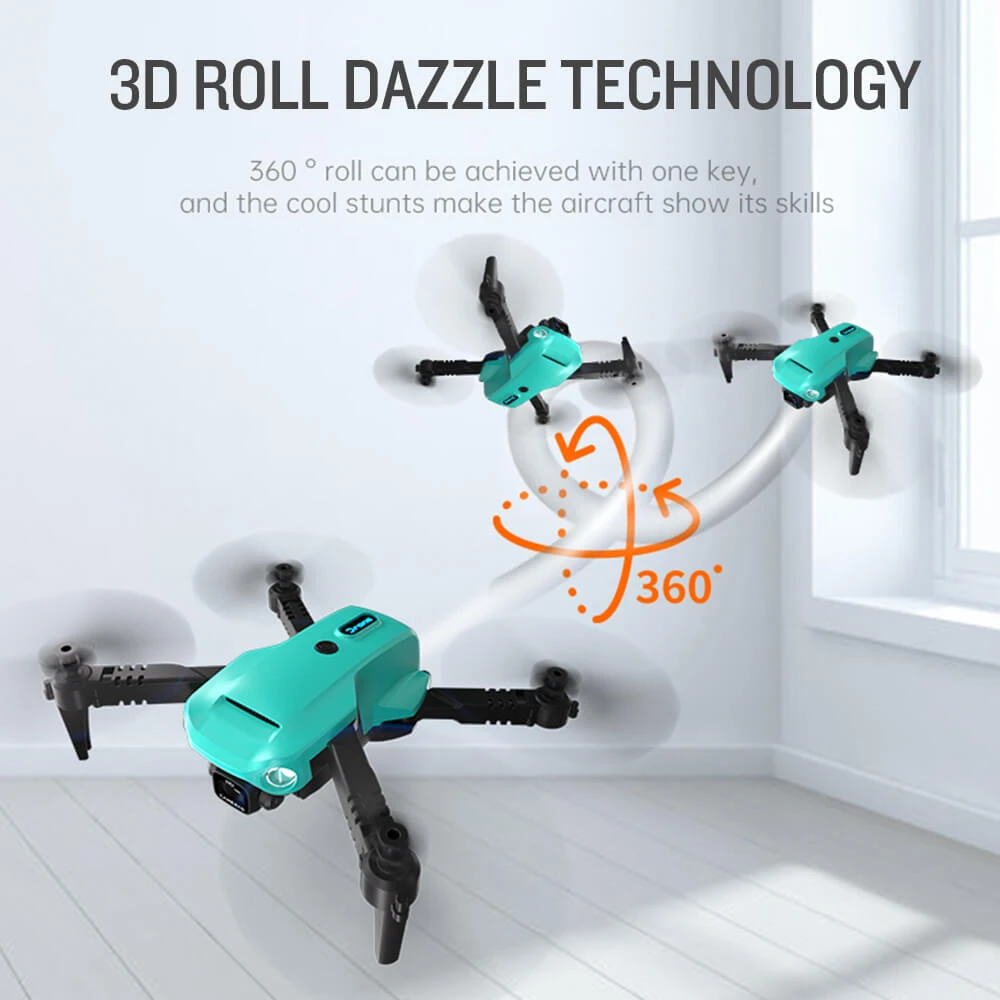 RC Drone With Dual Camera Foldable FPV Quadcopter For Beginners 360 Degrees Rotation Stunt Flying Toy 5 RC Drone With Dual Camera Foldable FPV Quadcopter For Beginners 360 Degrees Rotation Stunt Flying Toy - Image 5