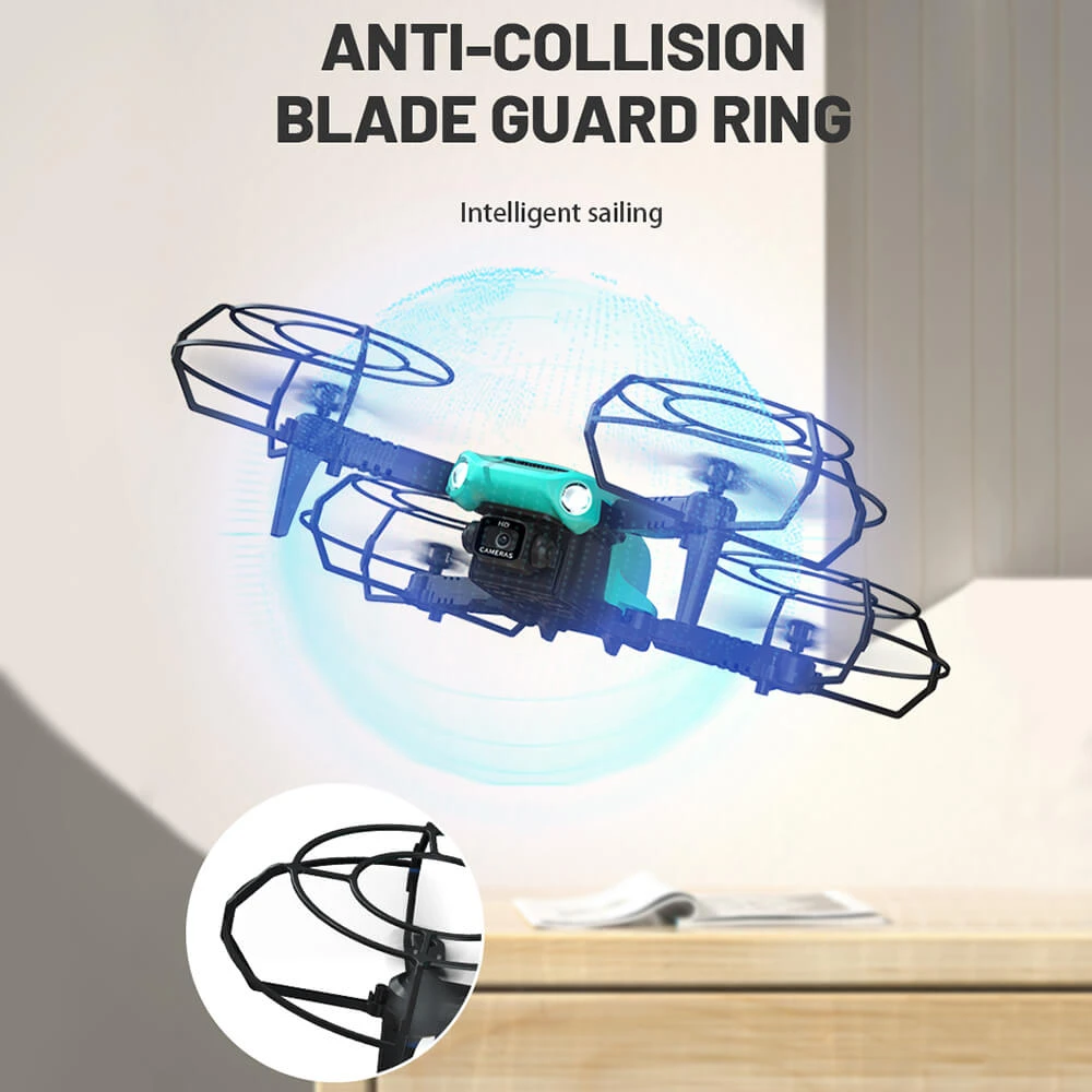 RC Drone With Dual Camera Foldable FPV Quadcopter For Beginners 360 Degrees Rotation Stunt Flying Toy 4 RC Drone With Dual Camera Foldable FPV Quadcopter For Beginners 360 Degrees Rotation Stunt Flying Toy - Image 4