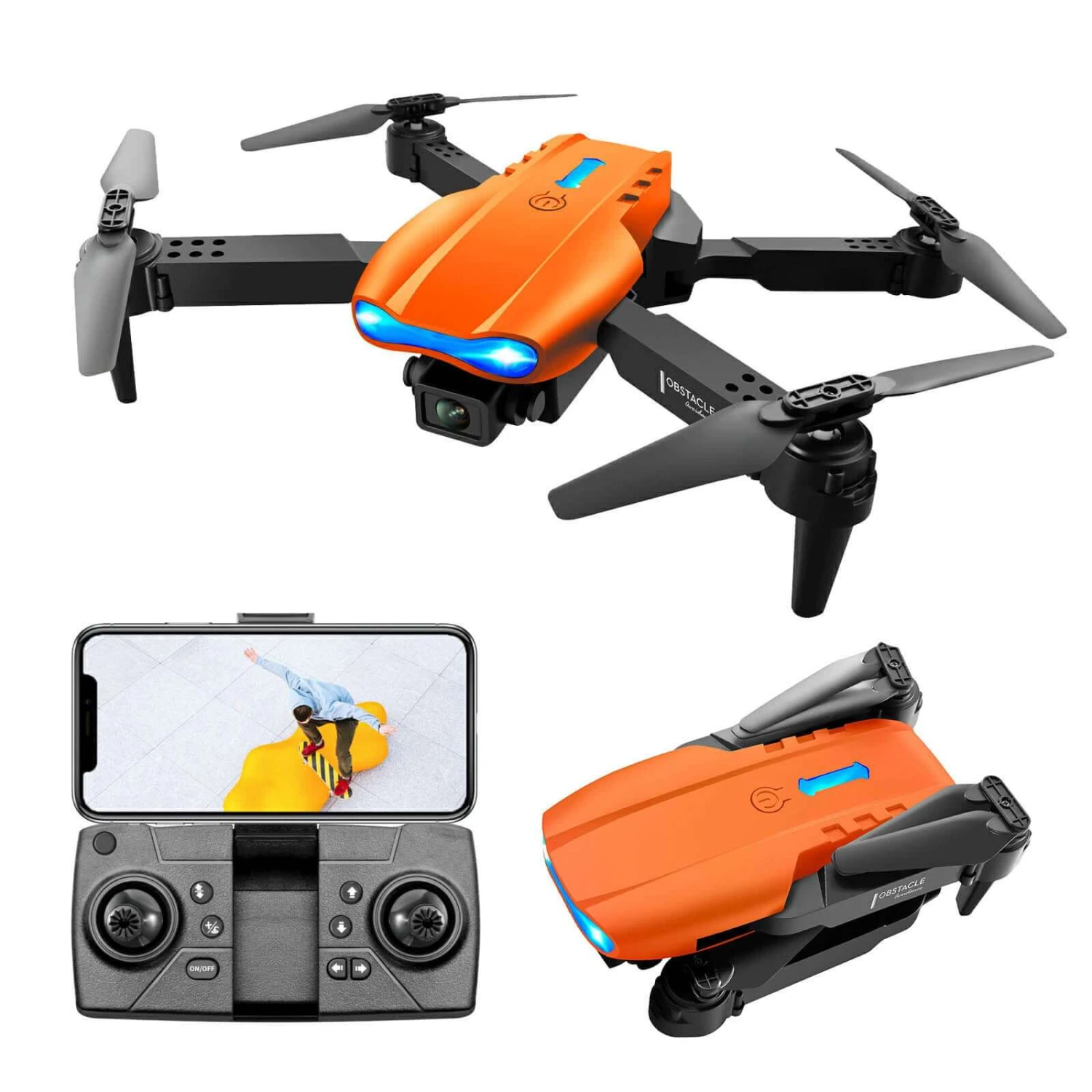 RC Drone With Camera 4K Dual Camera Mobile Control Quadcopter With Obstacle Avoidance 2 RC Drone With Camera 4K Dual Camera Mobile Control Quadcopter With Obstacle Avoidance - Image 2