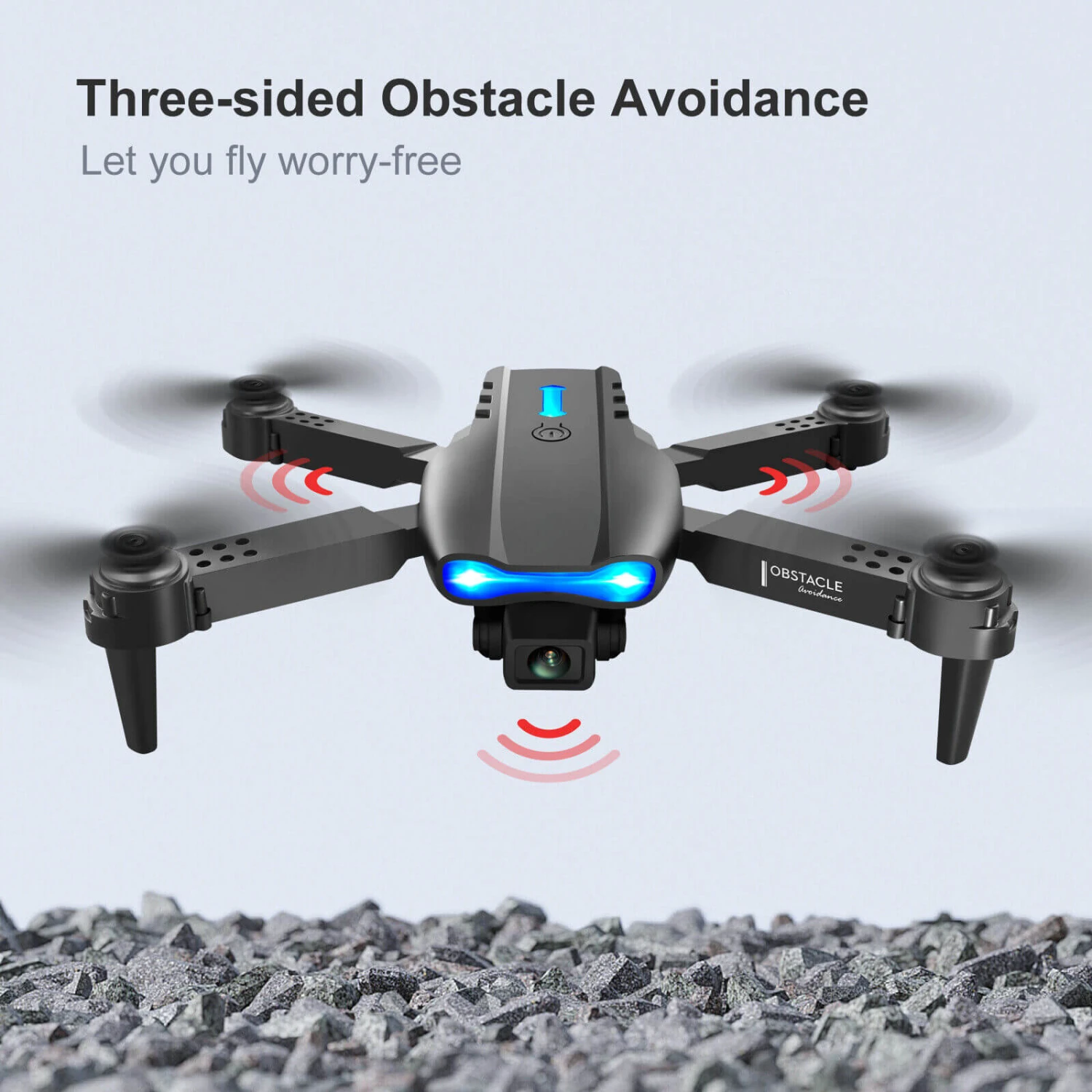 RC Drone With Camera 4K Dual Camera Mobile Control Quadcopter With Obstacle Avoidance 4 RC Drone With Camera 4K Dual Camera Mobile Control Quadcopter With Obstacle Avoidance - Image 4