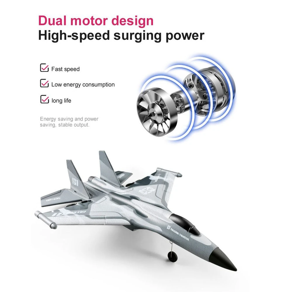 12.4'' RC G1 Fighter Jet Remote Control EPP Airplane 2.4GHz RC Aircraft For Kids And Beginners 10 12.4'' RC G1 Fighter Jet Remote Control EPP Airplane 2.4GHz RC Aircraft For Kids And Beginners - Image 10