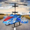 Alloy RC Helicopter 2.4G Aircraft Remote Control Plane With Side Fly For Kids Birthday Gift