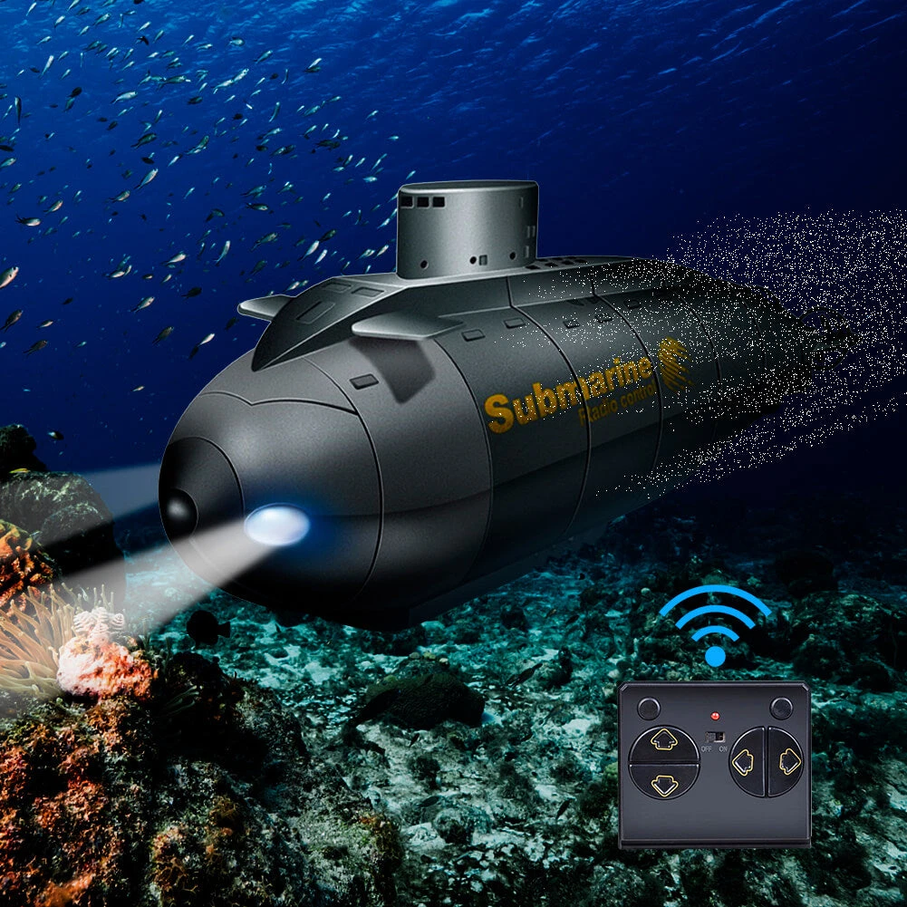 Kids Mini RC Submarine 6CH Smart Electric Boat Remote Control Waterproof Diving Toy 2 Kids Mini RC Submarine 6CH Smart Electric Boat Remote Control Waterproof Diving Toy - Image 2