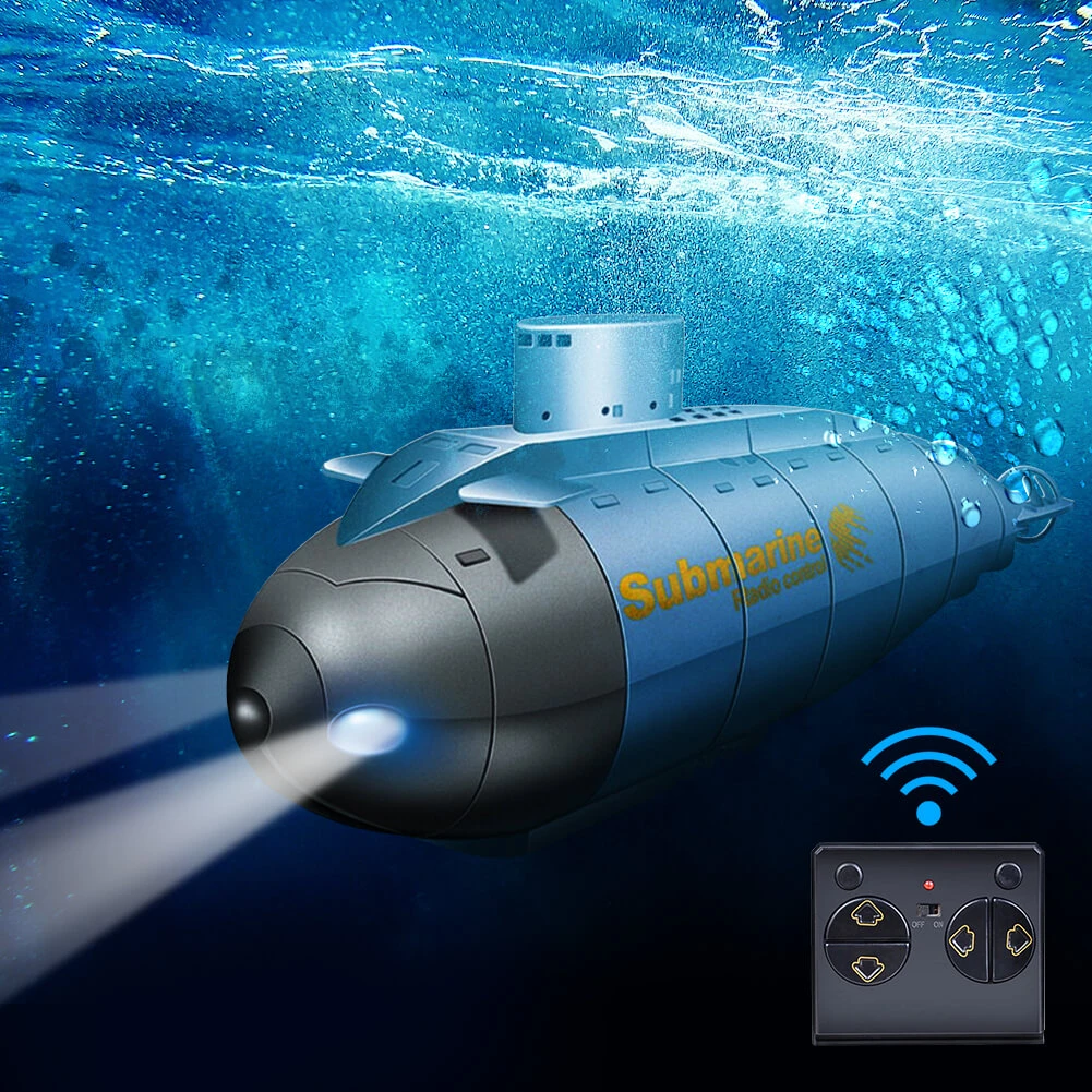 Kids Mini RC Submarine 6CH Smart Electric Boat Remote Control Waterproof Diving Toy 1 Kids Mini RC Submarine 6CH Smart Electric Boat Remote Control Waterproof Diving Toy