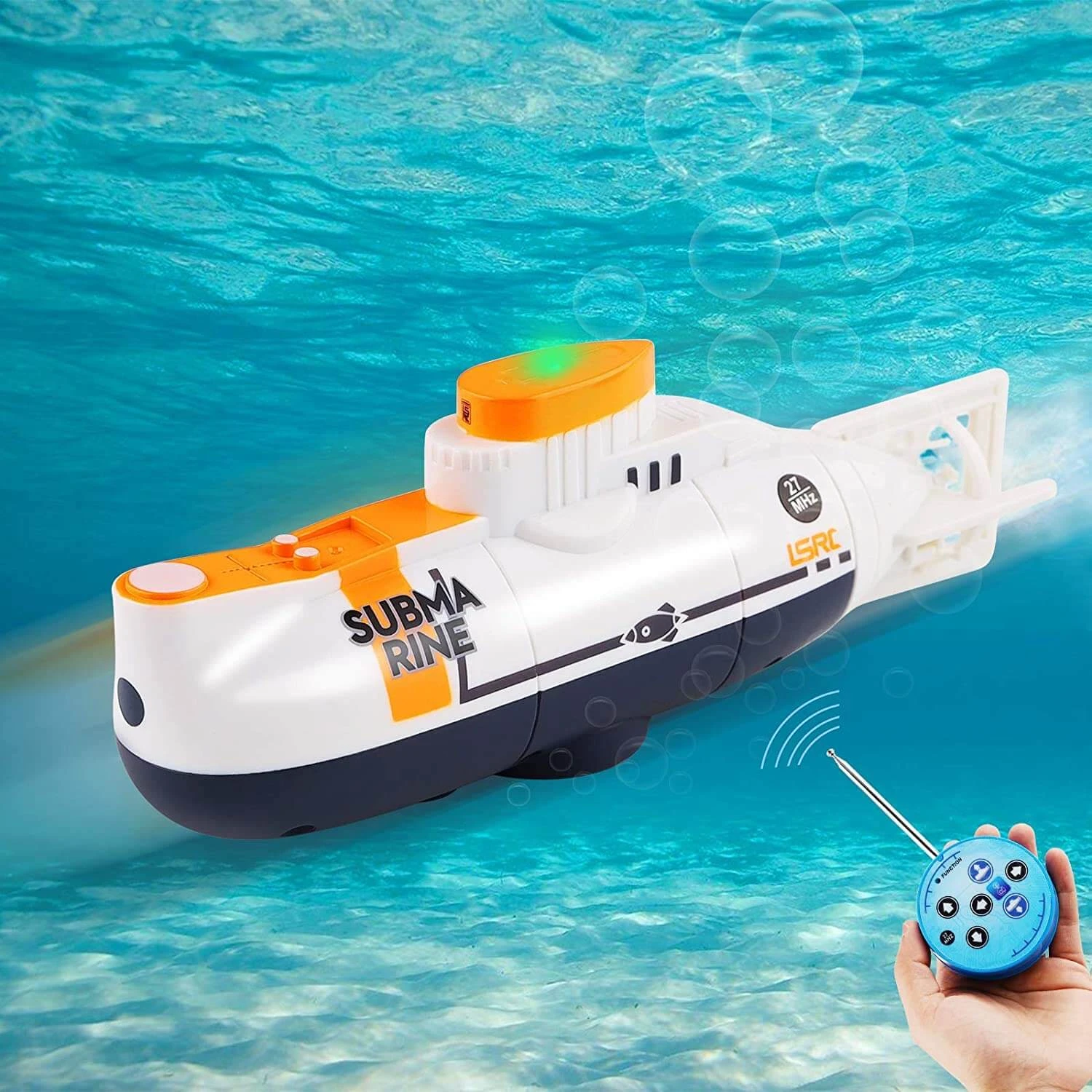 Mini Remote Control Submarine Waterproof Diving Toy 6 Channels Boat For Boys And Girls 2 Mini Remote Control Submarine Waterproof Diving Toy 6 Channels Boat For Boys And Girls - Image 2