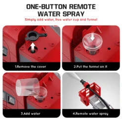 Water Spray RC Fire Truck Rescue Engine Remote Control And Electronic Vehicle -Sun Baby Sales Store remotecontrolfirerescuetruck 4