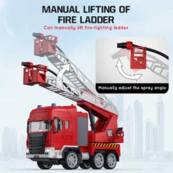 Water Spray RC Fire Truck Rescue Engine Remote Control And Electronic Vehicle -Sun Baby Sales Store remotecontrolfirerescuetruck 6