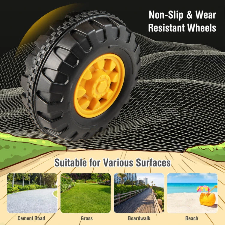 Kids 12V Ride On Digger Toy Realistic Ride On Excavator Truck Best Pretend Play Toy 7 Kids 12V Ride On Digger Toy Realistic Ride On Excavator Truck Best Pretend Play Toy - Image 7