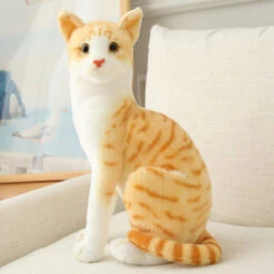 13.7” Siamese Cats Plush Toy Shorthair Cute Orange Cat Lifelike Stuffed Pet Toys For Home Decor 6 13.7” Siamese Cats Plush Toy Shorthair Cute Orange Cat Lifelike Stuffed Pet Toys For Home Decor -Sun Baby Sales Store siamese cats plush toy 1