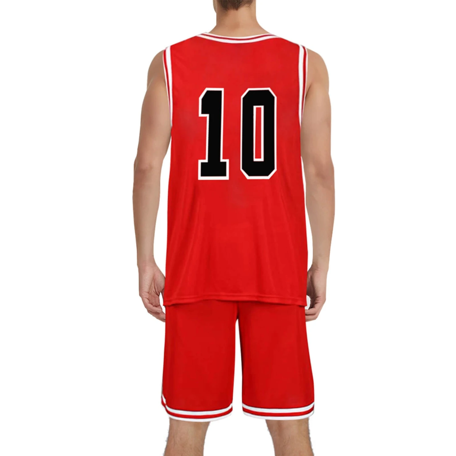Shohoku Jersey Basketball Vest Shorts Suit Hanamichi Sakuragi Kaede Rukawa Sleeveless Sportswear For Kids Adults 9 Shohoku Jersey Basketball Vest Shorts Suit Hanamichi Sakuragi Kaede Rukawa Sleeveless Sportswear For Kids Adults - Image 9