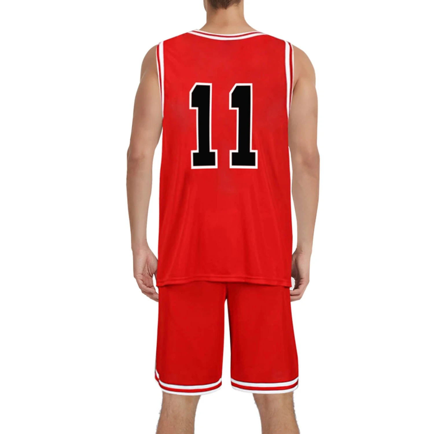 Shohoku Jersey Basketball Vest Shorts Suit Hanamichi Sakuragi Kaede Rukawa Sleeveless Sportswear For Kids Adults 6 Shohoku Jersey Basketball Vest Shorts Suit Hanamichi Sakuragi Kaede Rukawa Sleeveless Sportswear For Kids Adults - Image 6