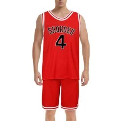 Shohoku Jersey Basketball Vest Shorts Suit Hanamichi Sakuragi Kaede Rukawa Sleeveless Sportswear For Kids Adults 24 Shohoku Jersey Basketball Vest Shorts Suit Hanamichi Sakuragi Kaede Rukawa Sleeveless Sportswear For Kids Adults -Sun Baby Sales Store slam dunk basketball jersey 6