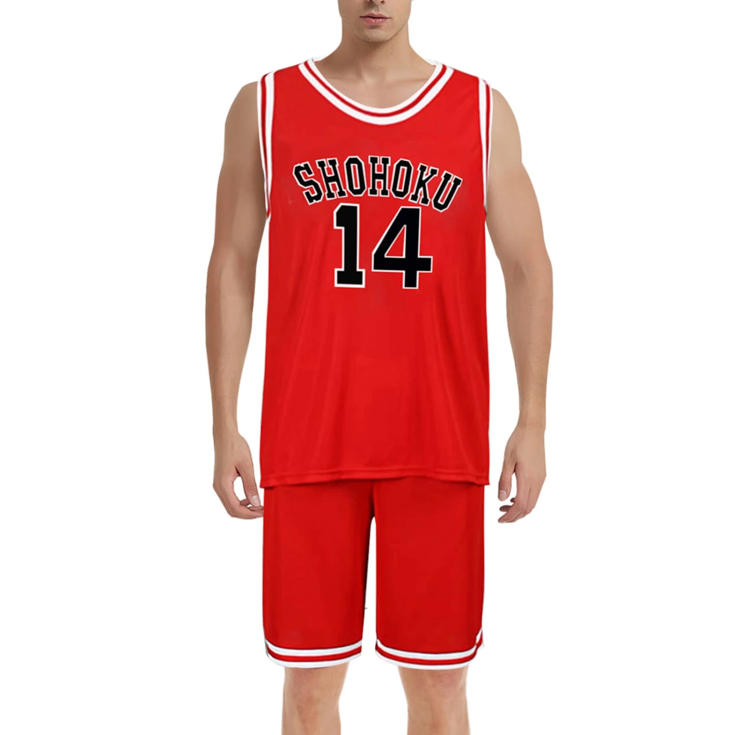 Shohoku Jersey Basketball Vest Shorts Suit Hanamichi Sakuragi Kaede Rukawa Sleeveless Sportswear For Kids Adults 10 Shohoku Jersey Basketball Vest Shorts Suit Hanamichi Sakuragi Kaede Rukawa Sleeveless Sportswear For Kids Adults - Image 10