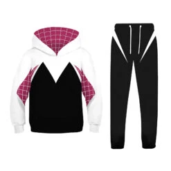 Kids Adults Gwen Hoodie Pants Superhero Unisex Long Sleeve Fashion Sweatshirt -Sun Baby Sales Store spider women gwen hoodie pant set 3