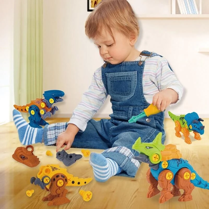 Toddler DIY Dinosaur Toys With Electric/Hand Drills Take Apart Dino Set STEM Learning Gifts 2 Toddler DIY Dinosaur Toys With Electric/Hand Drills Take Apart Dino Set STEM Learning Gifts - Image 2