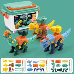 Toddler DIY Dinosaur Toys With Electric/Hand Drills Take Apart Dino Set STEM Learning Gifts 11 Toddler DIY Dinosaur Toys With Electric/Hand Drills Take Apart Dino Set STEM Learning Gifts -Sun Baby Sales Store take apart dinosaur toy 3