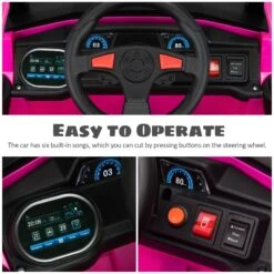 12V Kids Ride On UTV Electric Car With Front LED Lights And Horn Single Seat With A Safety Belt -Sun Baby Sales Store thumbnailimage10ofTOBBI12Voff RoadKids yythk