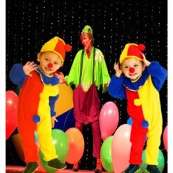 Toddler Kids Clown Costume Onesie Pajamas And Hat For Boys And Girls 3-6 Years 12 Toddler Kids Clown Costume Onesie Pajamas And Hat For Boys And Girls 3-6 Years -Sun Baby Sales Store toddler kids clown costume 6