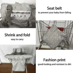 Baby Shopping Cart Seat Cushion Toddler Chair Cushion Travel Portable Mat 8 Baby Shopping Cart Seat Cushion Toddler Chair Cushion Travel Portable Mat -Sun Baby Sales Store toddlershoopingcartcushion 7
