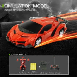 Kids Gesture Sensor Robot RC Car 2 In 1 Toys Kids Remote Control Cars 22 Kids Gesture Sensor Robot RC Car 2 In 1 Toys Kids Remote Control Cars -Sun Baby Sales Store transformer robot RC cars for kids 14