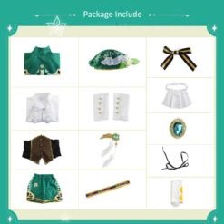 Teens And Adult Venti Cosplay Costume Venti Dress Up Full Set For Halloween Party 11 Teens And Adult Venti Cosplay Costume Venti Dress Up Full Set For Halloween Party -Sun Baby Sales Store venti costume