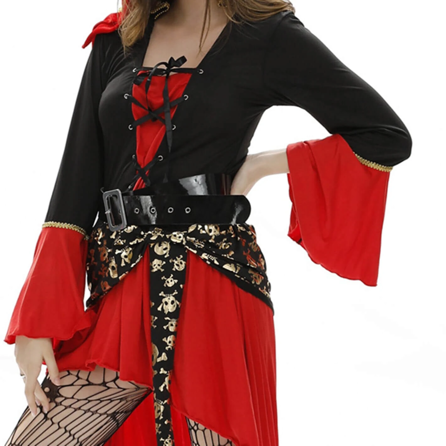 Women Sexy Pirate Costume Party Seas Pirate Outfit Masquerade Female Halloween Pirate Costume 5 Women Sexy Pirate Costume Party Seas Pirate Outfit Masquerade Female Halloween Pirate Costume - Image 5