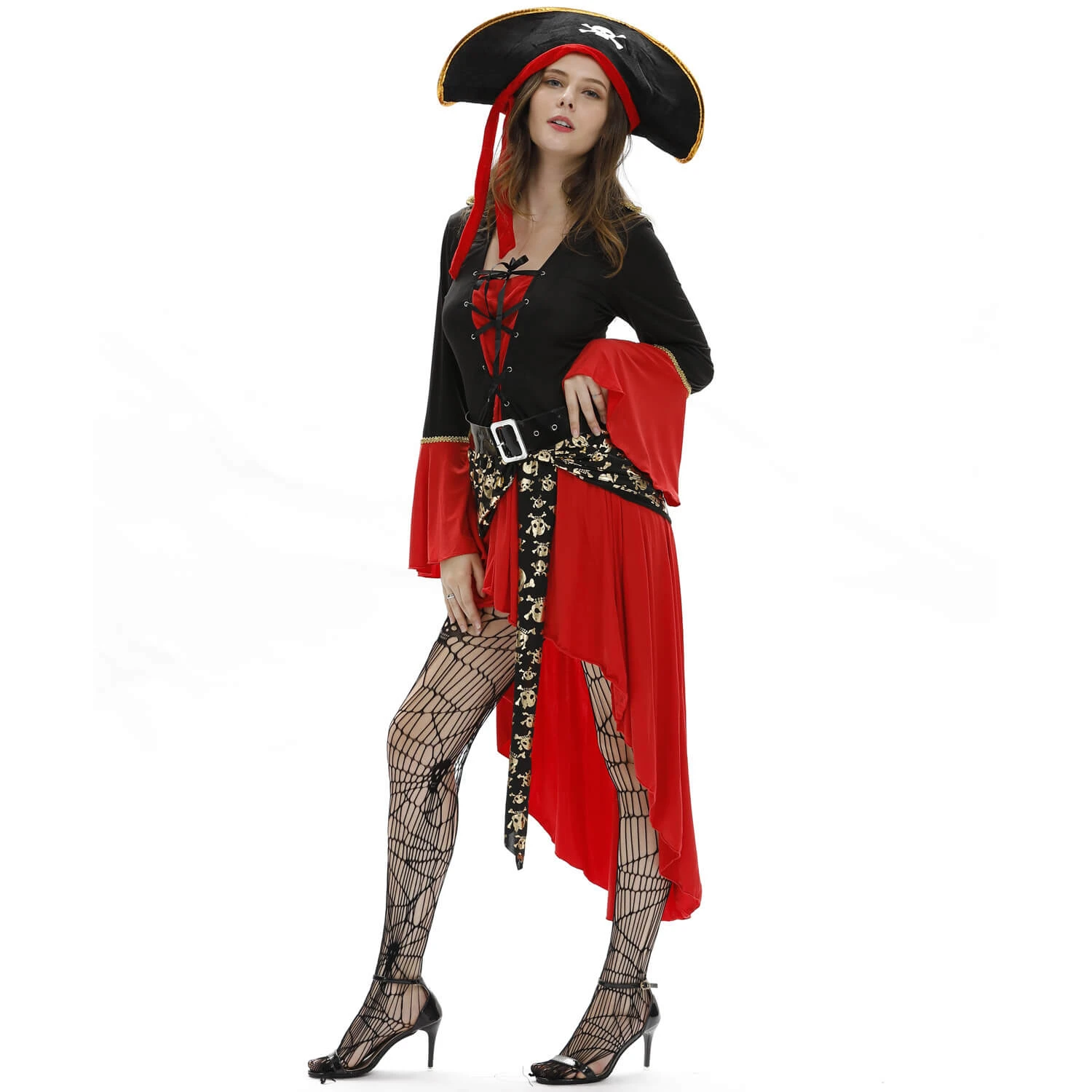 Women Sexy Pirate Costume Party Seas Pirate Outfit Masquerade Female Halloween Pirate Costume 2 Women Sexy Pirate Costume Party Seas Pirate Outfit Masquerade Female Halloween Pirate Costume - Image 2