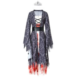 Vampire Costume Adult Zombie Nurse Cosplay Outfit Horror Ghost Bride Dress For Halloween 7 Vampire Costume Adult Zombie Nurse Cosplay Outfit Horror Ghost Bride Dress For Halloween -Sun Baby Sales Store women vampire costume 12